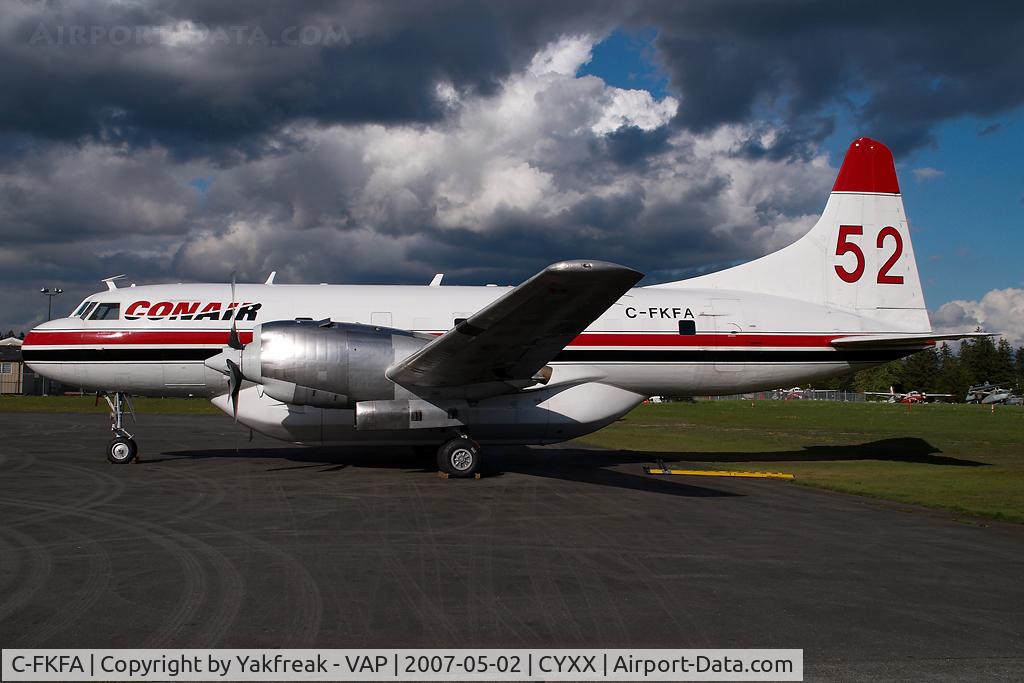 C-FKFA, 1953 Convair 580 C/N 100, Conair Convair 580