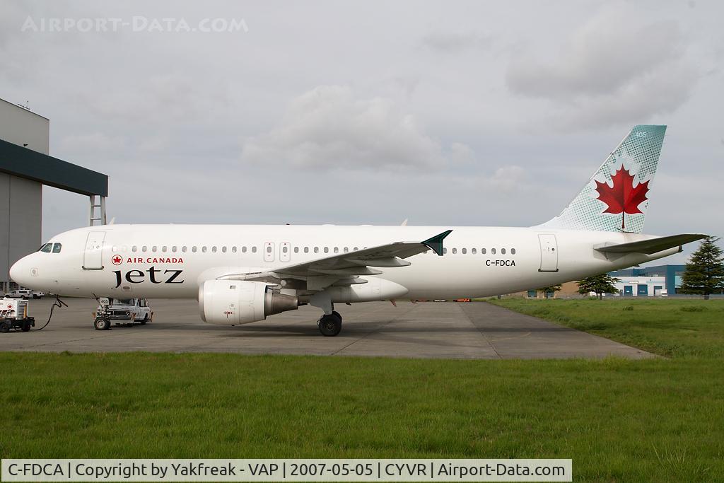 C-FDCA, 1991 Airbus A320-211 C/N 232, Air Canada Jetz Airbus 320