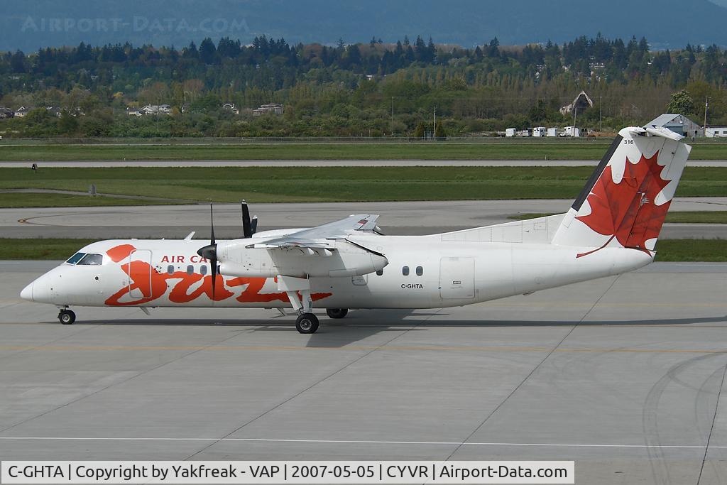C-GHTA, 1989 De Havilland Canada DHC-8-301 Dash 8 C/N 198, Jazz Dash 8-300