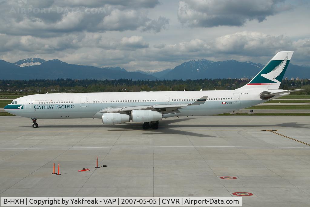B-HXH, Airbus A340-313 C/N 218, Cathay Pacific Airbus 340-300
