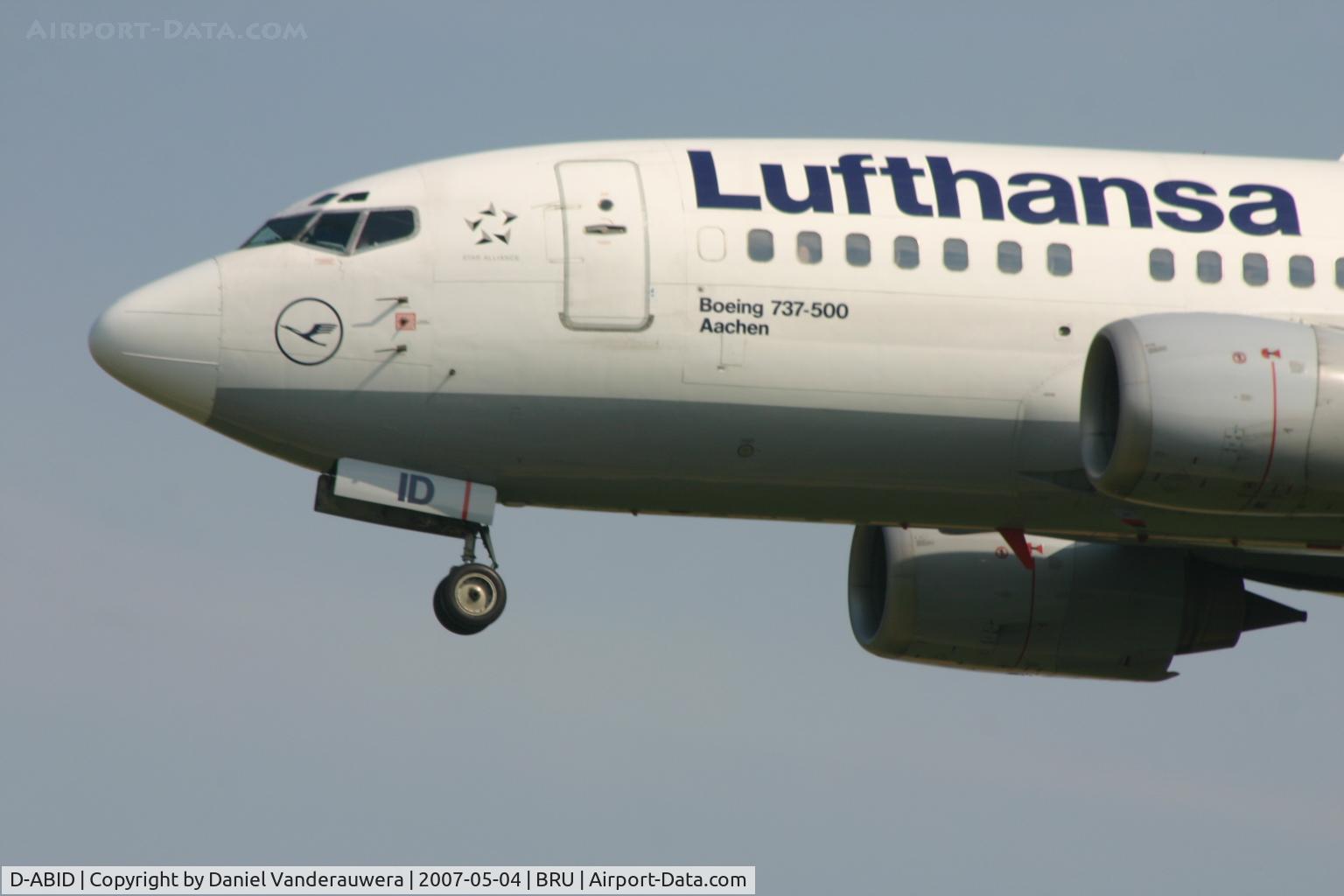 D-ABID, 1990 Boeing 737-530 C/N 24818, arrival of flight LH4602 from MUC