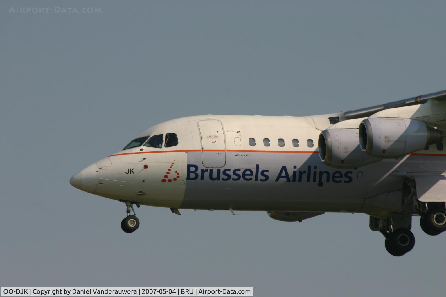 OO-DJK, 1995 British Aerospace Avro 146-RJ85 C/N E.2271, 