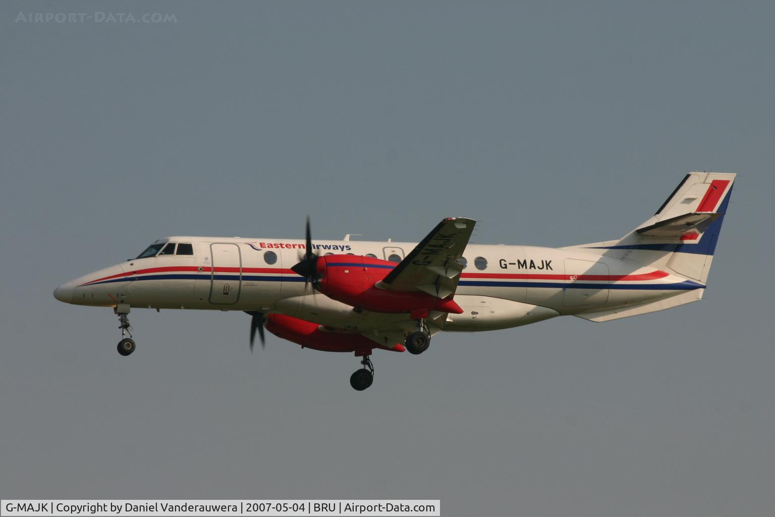G-MAJK, 1995 British Aerospace Jetstream 41 C/N 41070, arrival of flight T3 4461