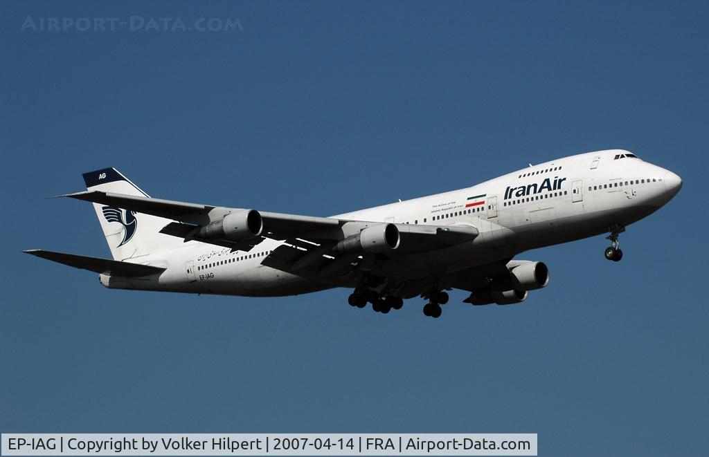 EP-IAG, 1976 Boeing 747-286B C/N 21217, Boeing 747-286BM