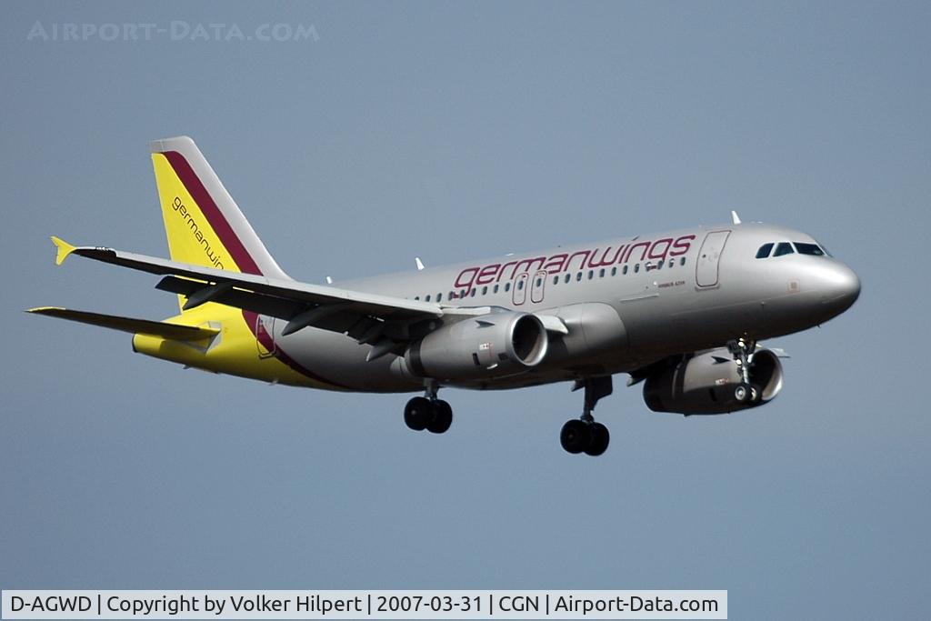 D-AGWD, 2007 Airbus A319-132 C/N 3011, Airbus A319