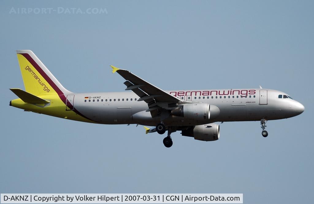 D-AKNZ, 1996 Airbus A320-212 C/N 0645, Airbus A320-212