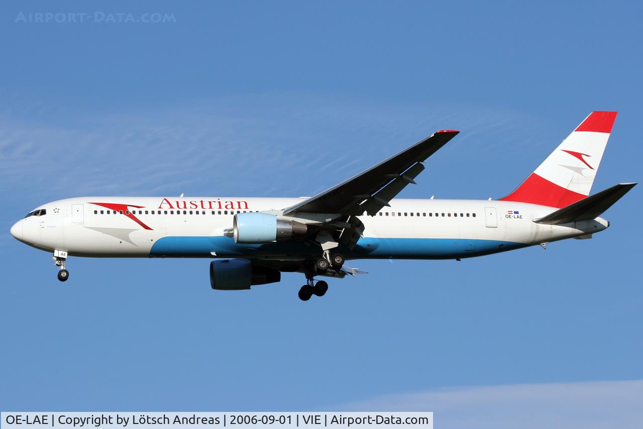 OE-LAE, 2000 Boeing 767-3Z9/ER C/N 30383, Austrian, named 