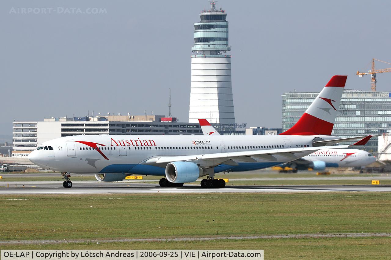 OE-LAP, 2000 Airbus A330-223 C/N 317, departure RWY16