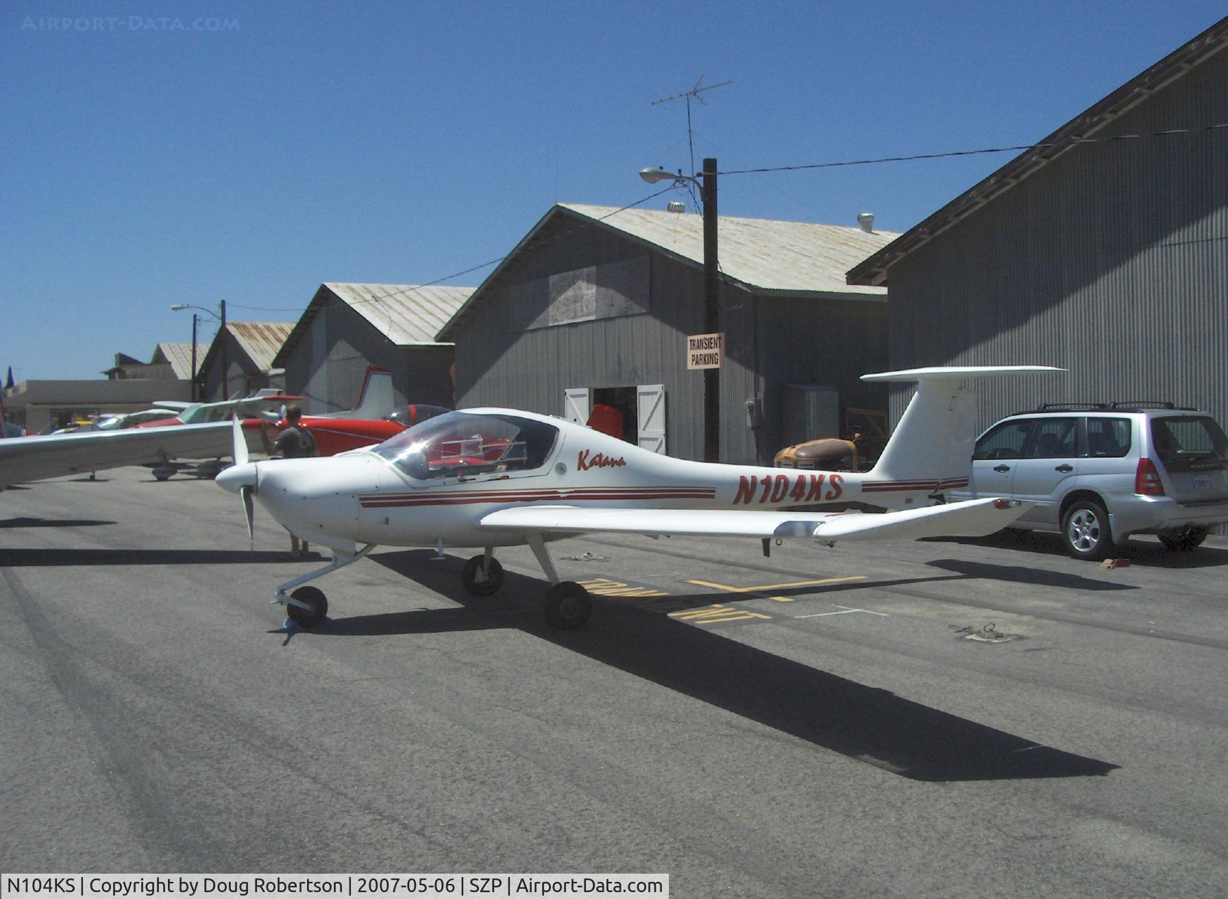 N104KS, 1995 Diamond DA-20A-1 Katana C/N 10048, 1995 Diamond DA-20-A1 KATANA (Samurai Sword), Rotax 912A-3 79.9 Hp, 2.27/1 reduction gear to Hoffman composite blades Constant Speed prop, cruise speed at 75% 137 mph