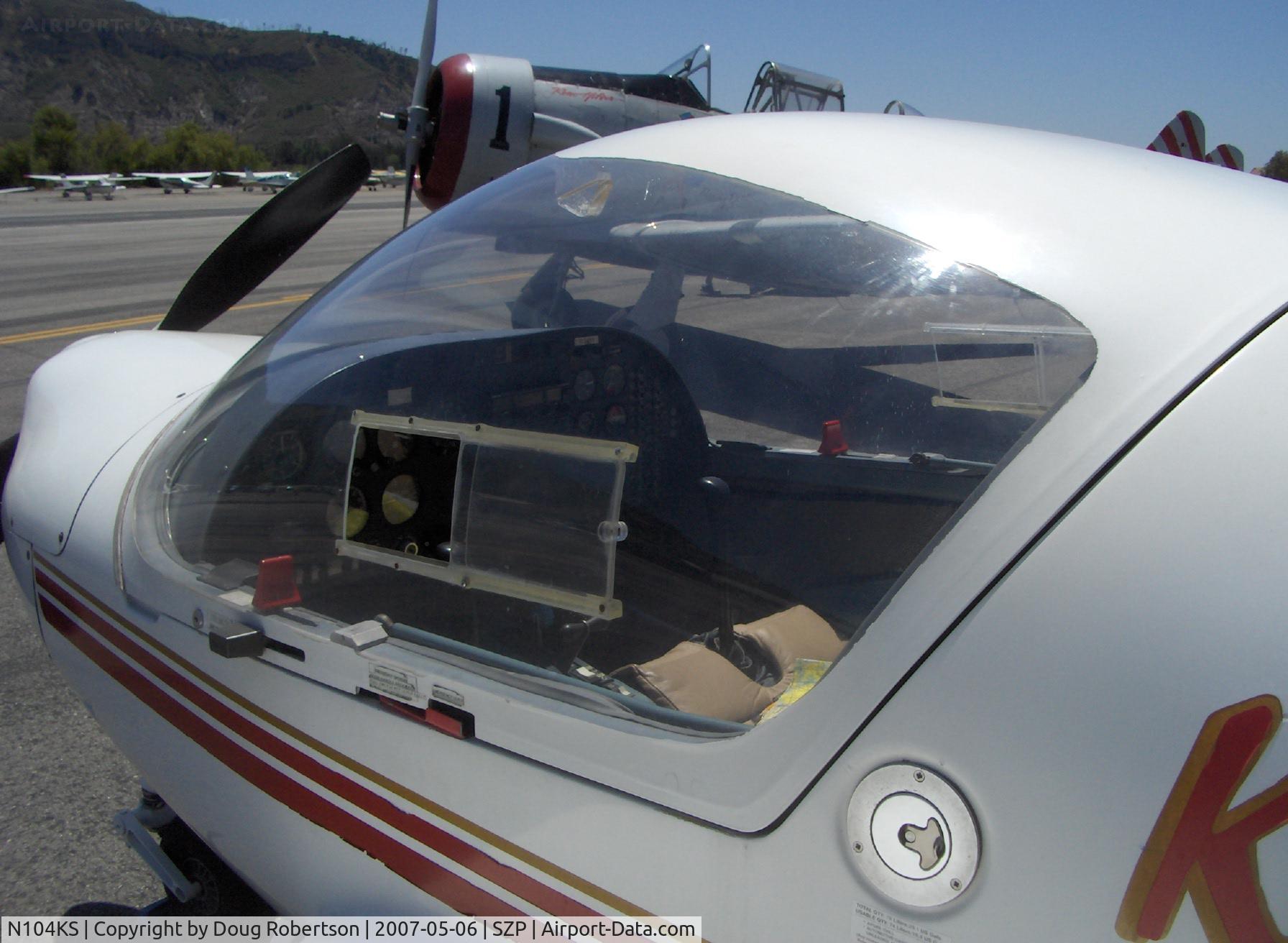 N104KS, 1995 Diamond DA-20A-1 Katana C/N 10048, 1995 Diamond DA-20-A1 KATANA (Samurai Sword), Rotax 912A-3 79.9 Hp, 2.27/1 reduction gear to Hoffman composite blades Constant Speed prop, cruise speed at 75% 137 mph, panel