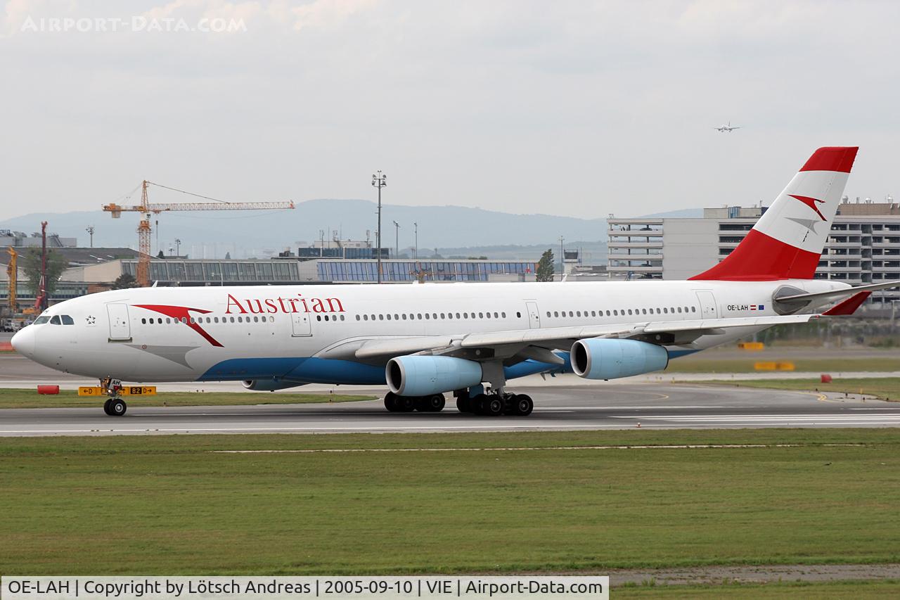 OE-LAH, 1995 Airbus A340-212 C/N 081, 