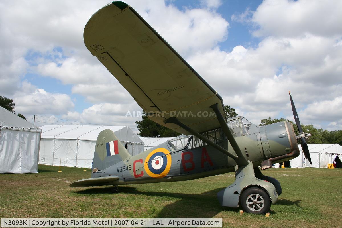 N3093K, 1939 Westland Lysander IIIA C/N Y1363, Westland Lysander