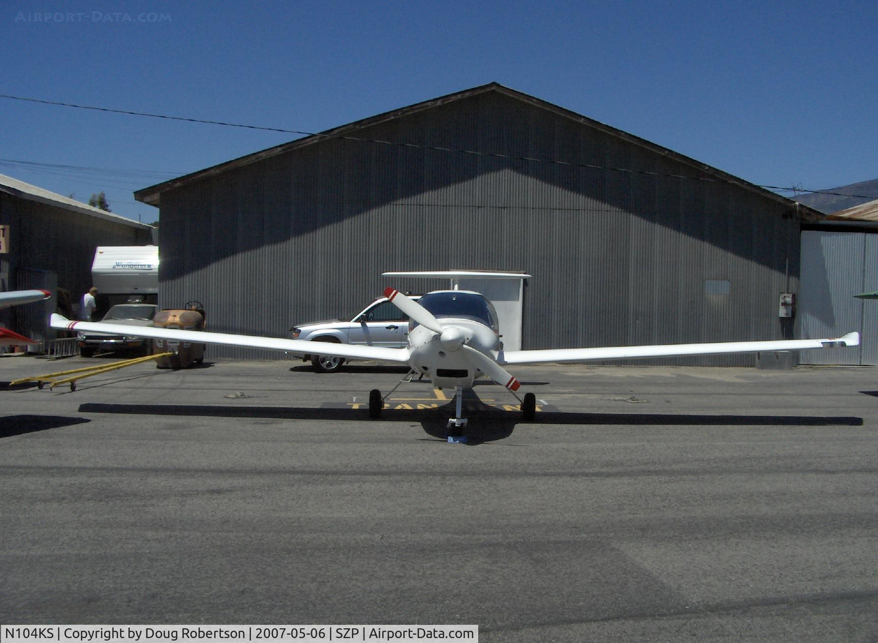 N104KS, 1995 Diamond DA-20A-1 Katana C/N 10048, 1995 Diamond DA-20-A1 KATANA (Samurai Sword), Rotax 912-3 79.9 Hp, 2.27/1 reduction gearing to Hoffman composite Constant Speed prop, Cruise speed at 75% 137 mph, high aspect ratio wing