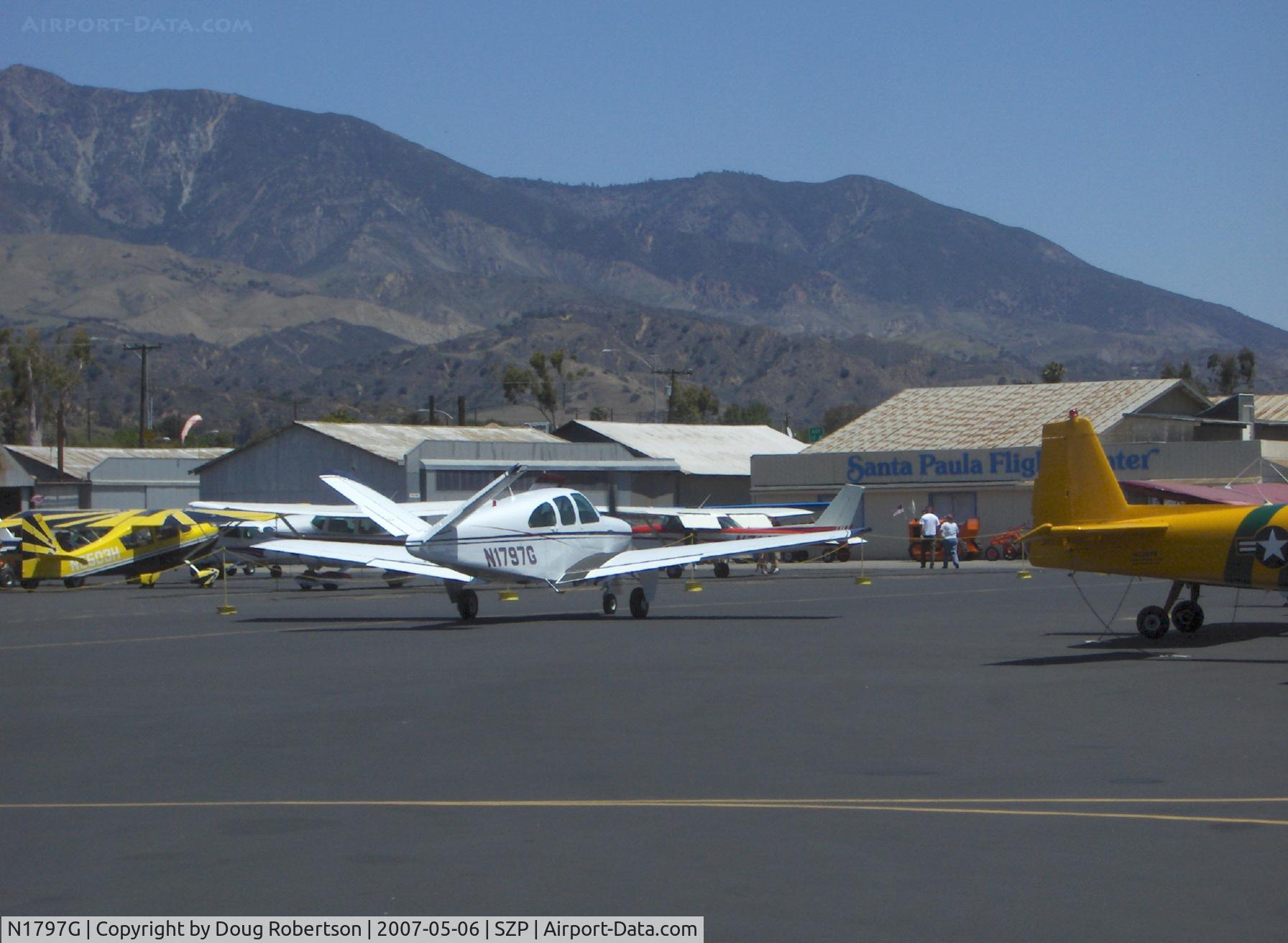 N1797G, 1962 Beech P35 Bonanza C/N D-6975, 1962 Beech P35 BONANZA, Continental IO-470-N 260 Hp, taxi