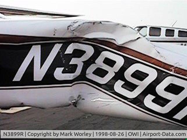 N3899R, 1966 Cessna 172H C/N 17255399, After storm in Ottawa Kansas 8-26-98