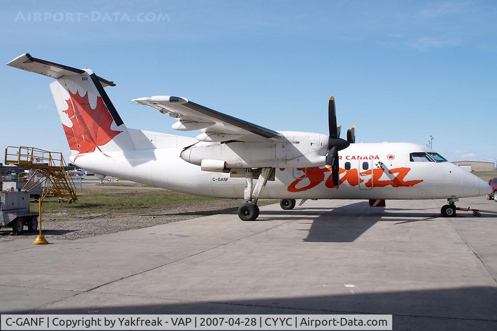 C-GANF, 1986 De Havilland Canada DHC-8-102 Dash 8 C/N 042, JAZZ Dash8-100