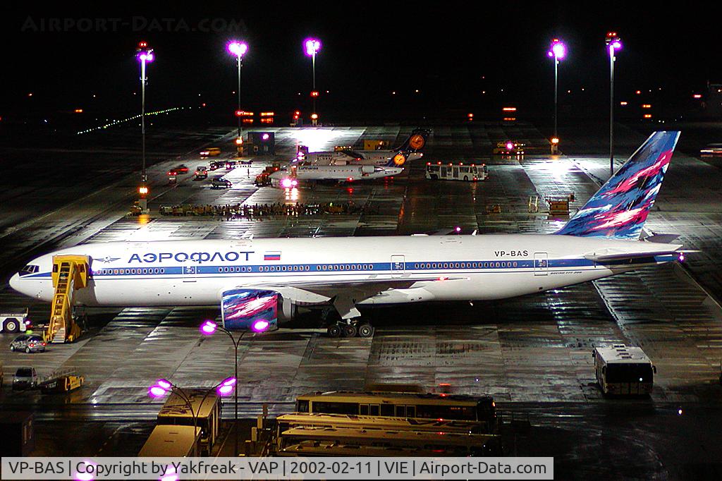 VP-BAS, 1998 Boeing 777-2Q8/ER C/N 27607, Aeroflot Boeing 777-200