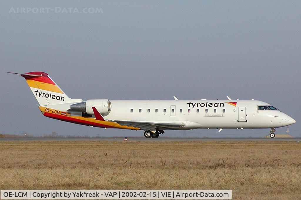 OE-LCM, 1997 Canadair CRJ-200LR (CL-600-2B19) C/N 7205, Tyrolean Airways Canadair Regionaljet