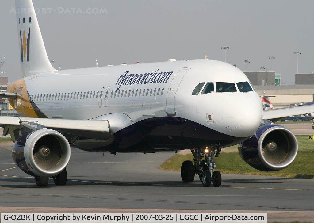 G-OZBK, 2000 Airbus A320-214 C/N 1370, Monarch 320
