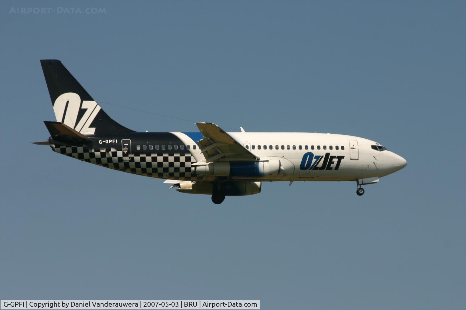 G-GPFI, 1974 Boeing 737-229 C/N 20907, nice visitor descending to rwy 02