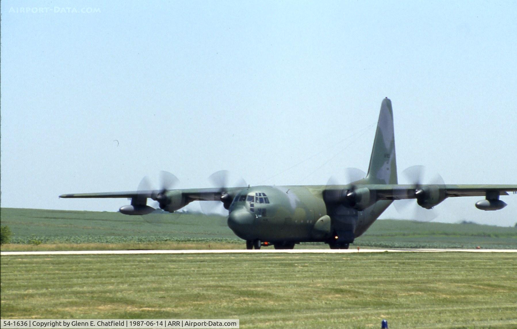 54-1636, 1954 Lockheed C-130A-LM Hercules C/N 182-3023, C-130A on Runway 27