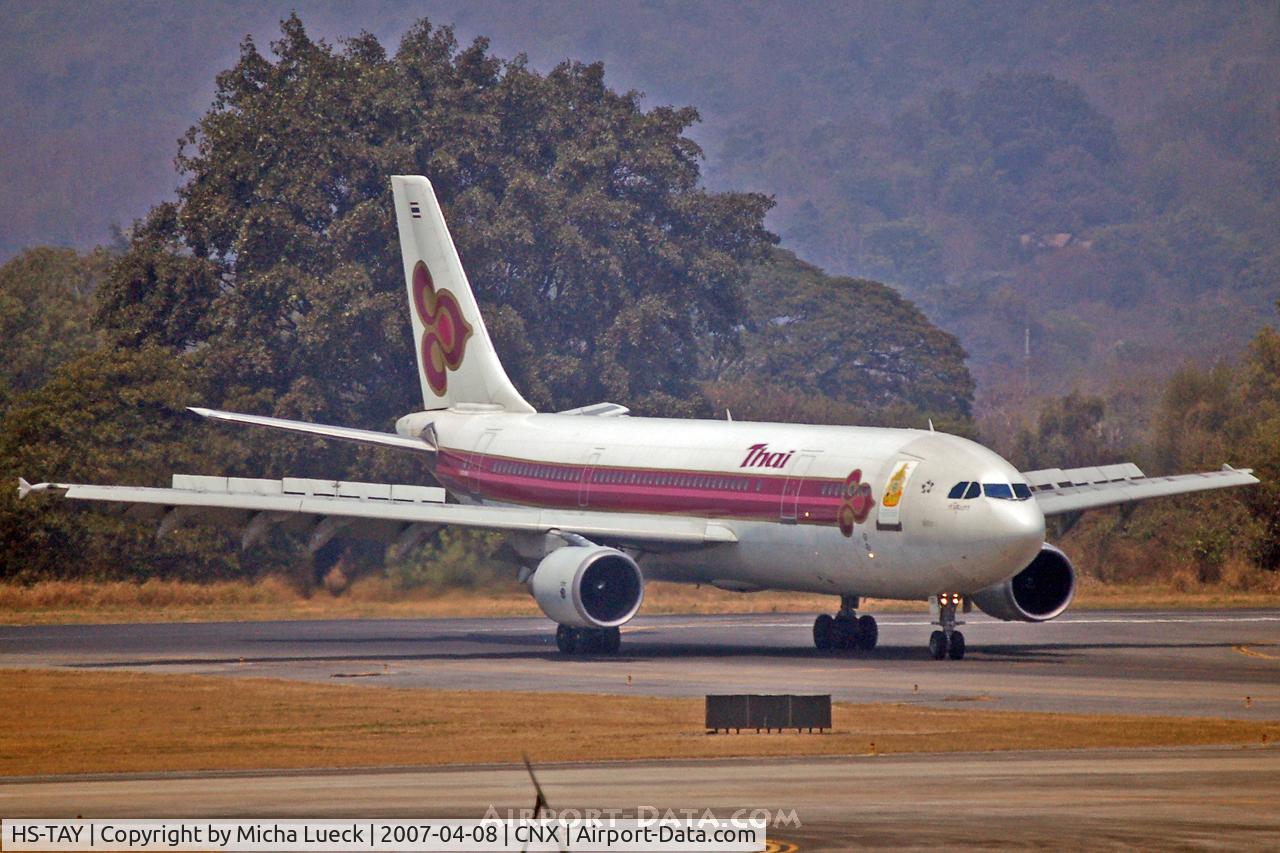 HS-TAY, 1998 Airbus A300B4-622R C/N 786, Arriving in Chiang Mai