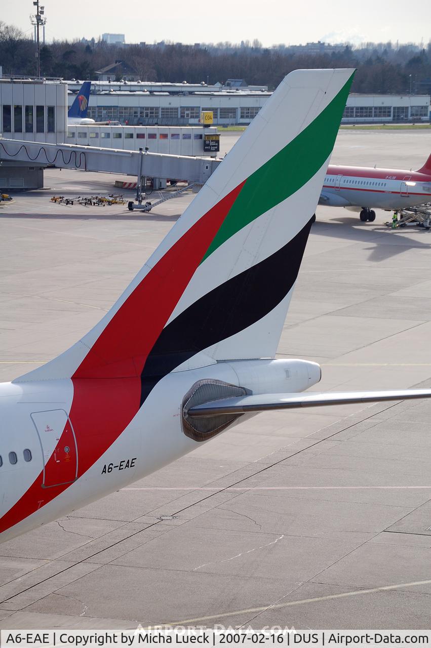 A6-EAE, 2001 Airbus A330-243 C/N 384, At Düsseldorf airport