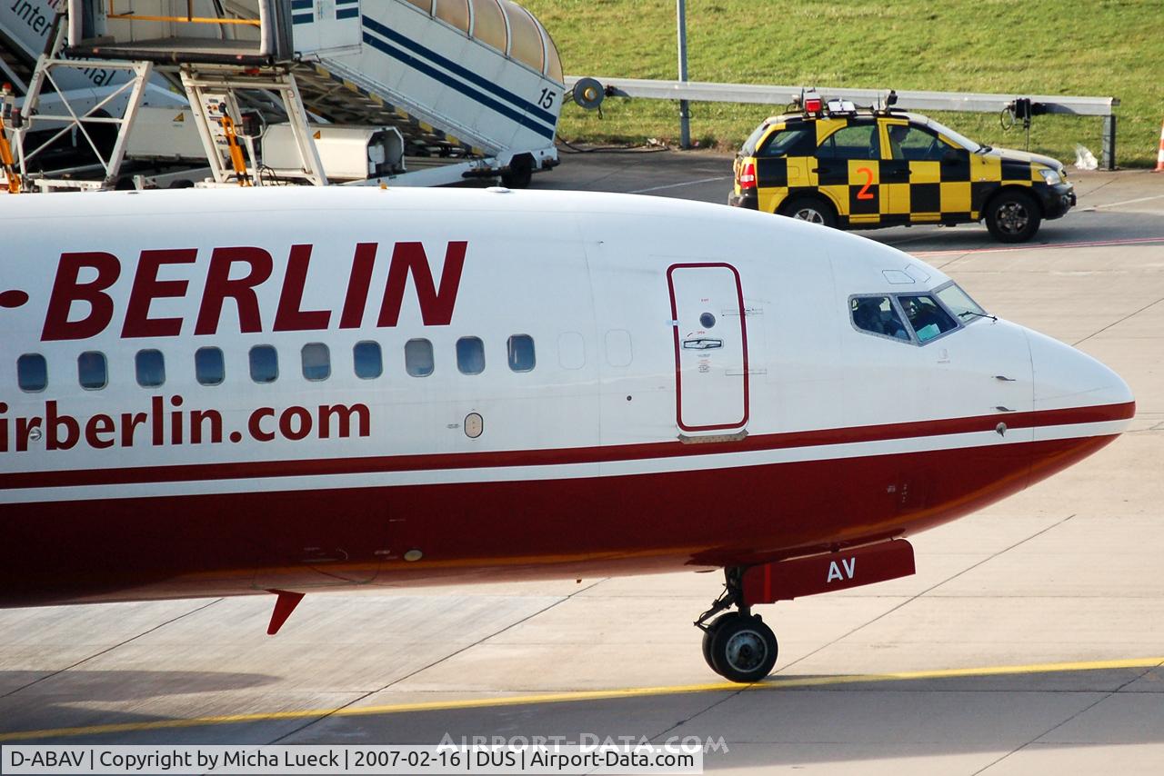D-ABAV, 1999 Boeing 737-86J C/N 30498, Taxiing to the runway