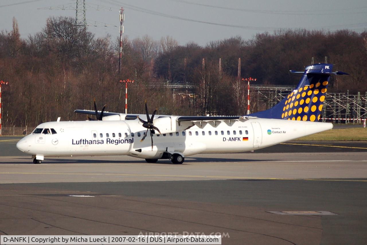D-ANFK, 2001 ATR 72-212A C/N 666, Cimber Air for Lufthansa Regional