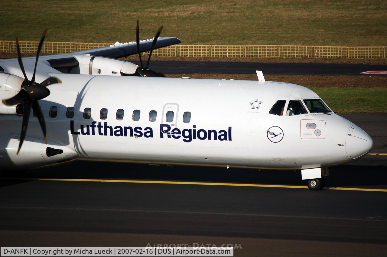 D-ANFK, 2001 ATR 72-212A C/N 666, Taxiing to the runway
