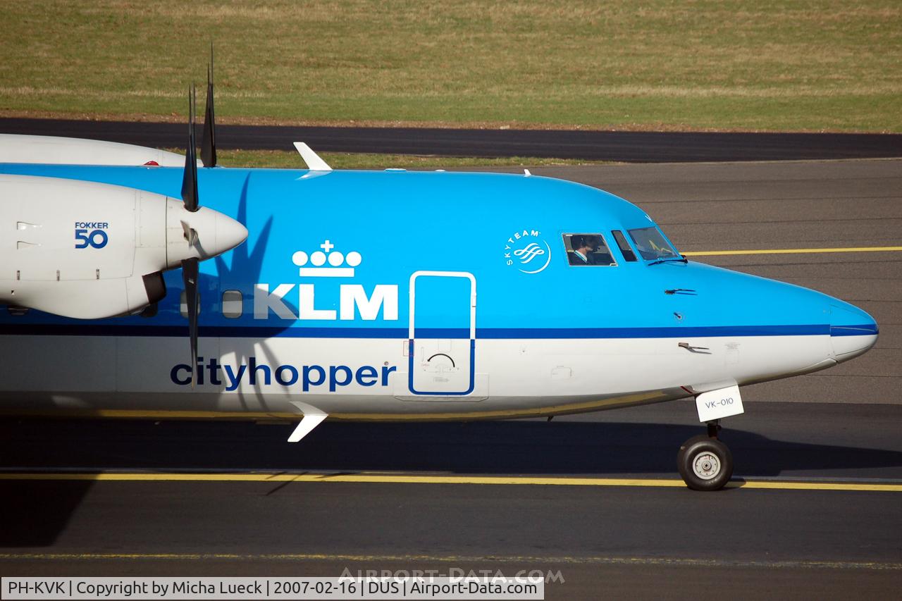 PH-KVK, 1991 Fokker 50 C/N 20219, Close-up
