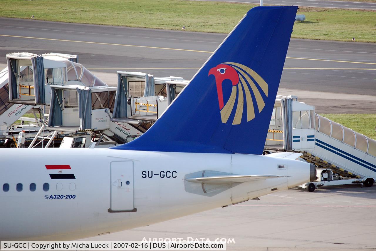 SU-GCC, 2003 Airbus A320-232 C/N 2088, Tail