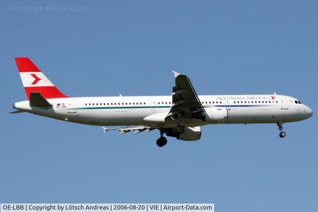OE-LBB, 1995 Airbus A321-111 C/N 570, 