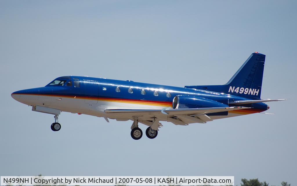 N499NH, 1981 Rockwell International NA-265-65 Sabreliner 65 C/N 465-56, Paul Newman in town.