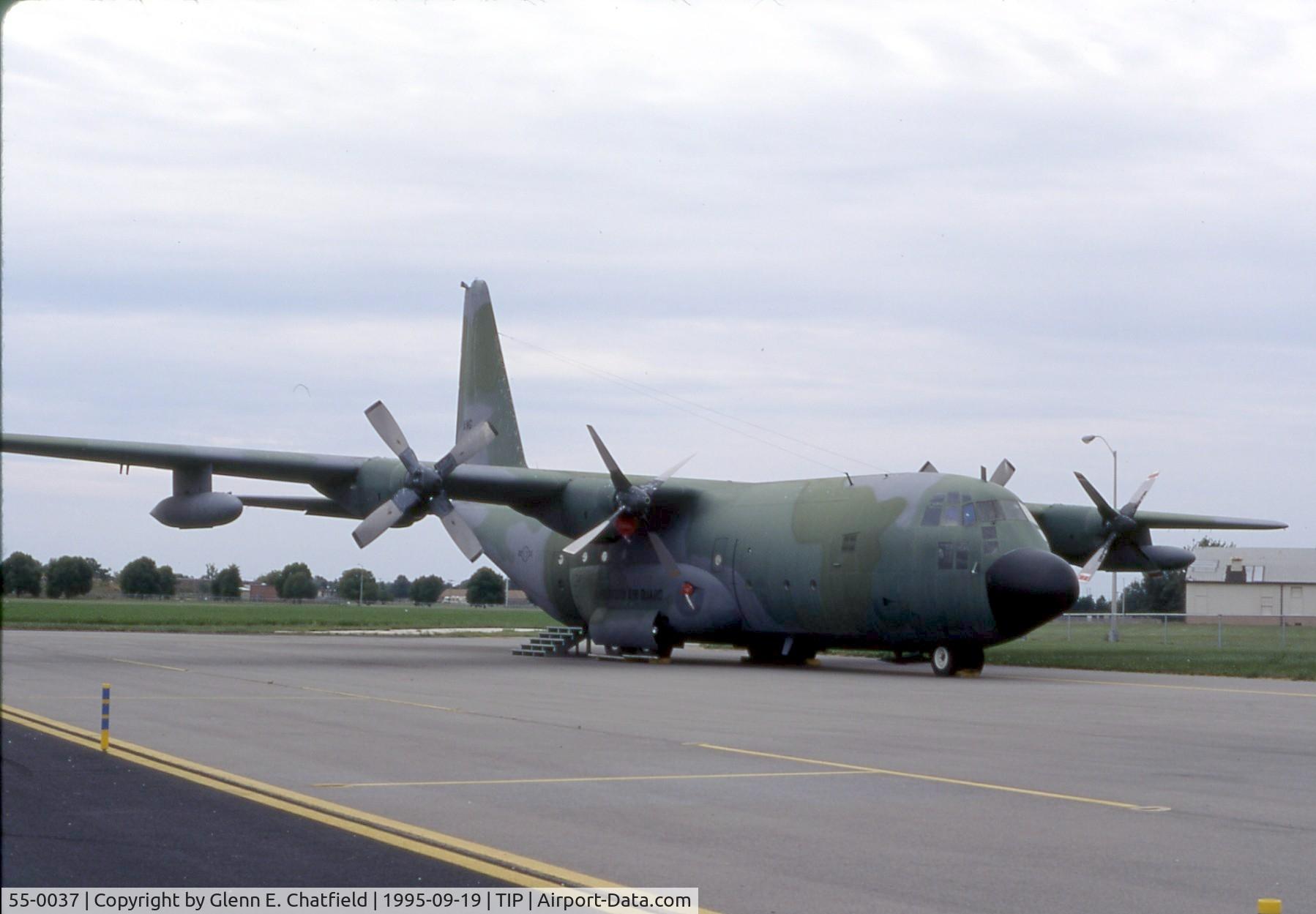 55-0037, 1955 Lockheed C-130A-LM Hercules C/N 182-3064, C-130A at the Octave Chanute Aviation Center