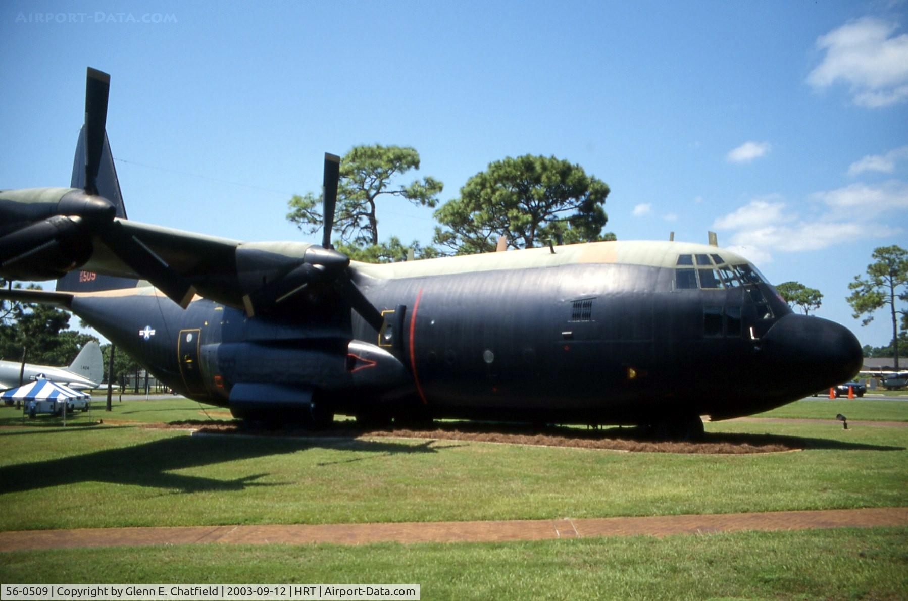 56-0509, 1956 Lockheed AC-130A Hercules C/N 182-3117, AC-130A at Hurlburt Field, FL