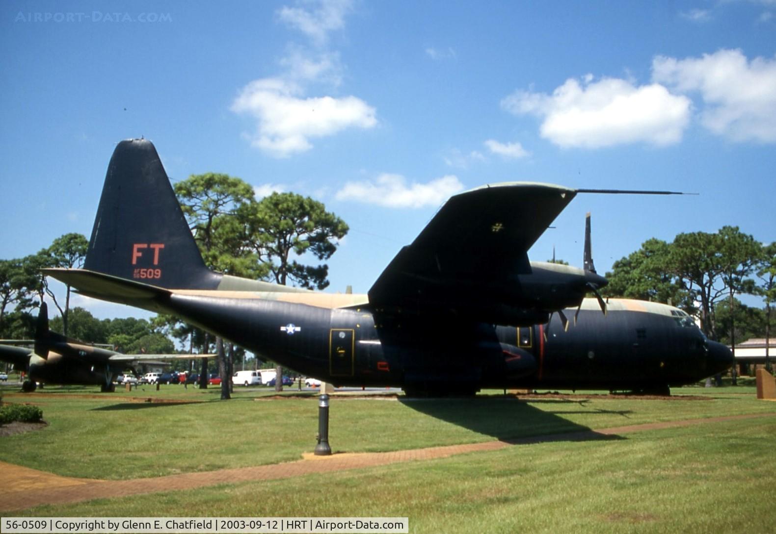 56-0509, 1956 Lockheed AC-130A Hercules C/N 182-3117, AC-130A at Hurlburt Field, FL