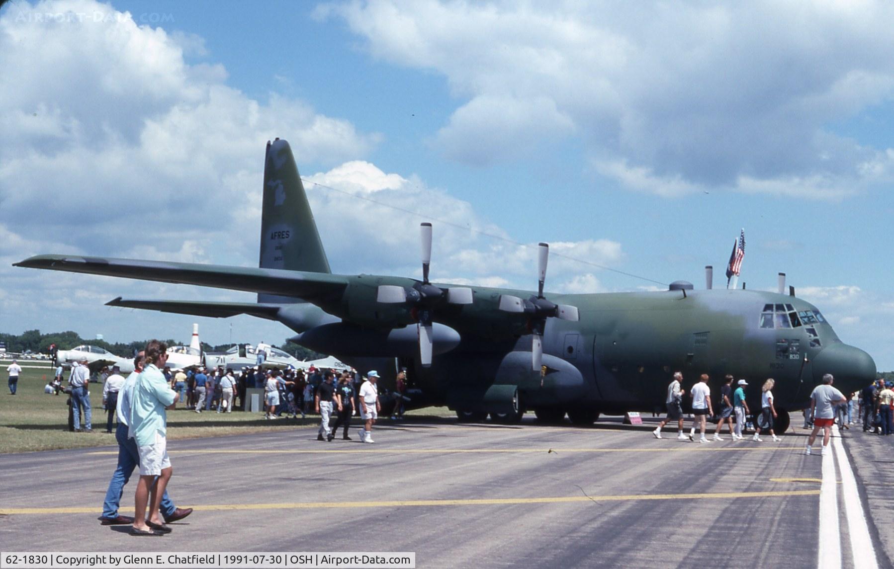 62-1830, 1962 Lockheed C-130E-LM Hercules C/N 382-3793, C-130E at the EAA Fly In