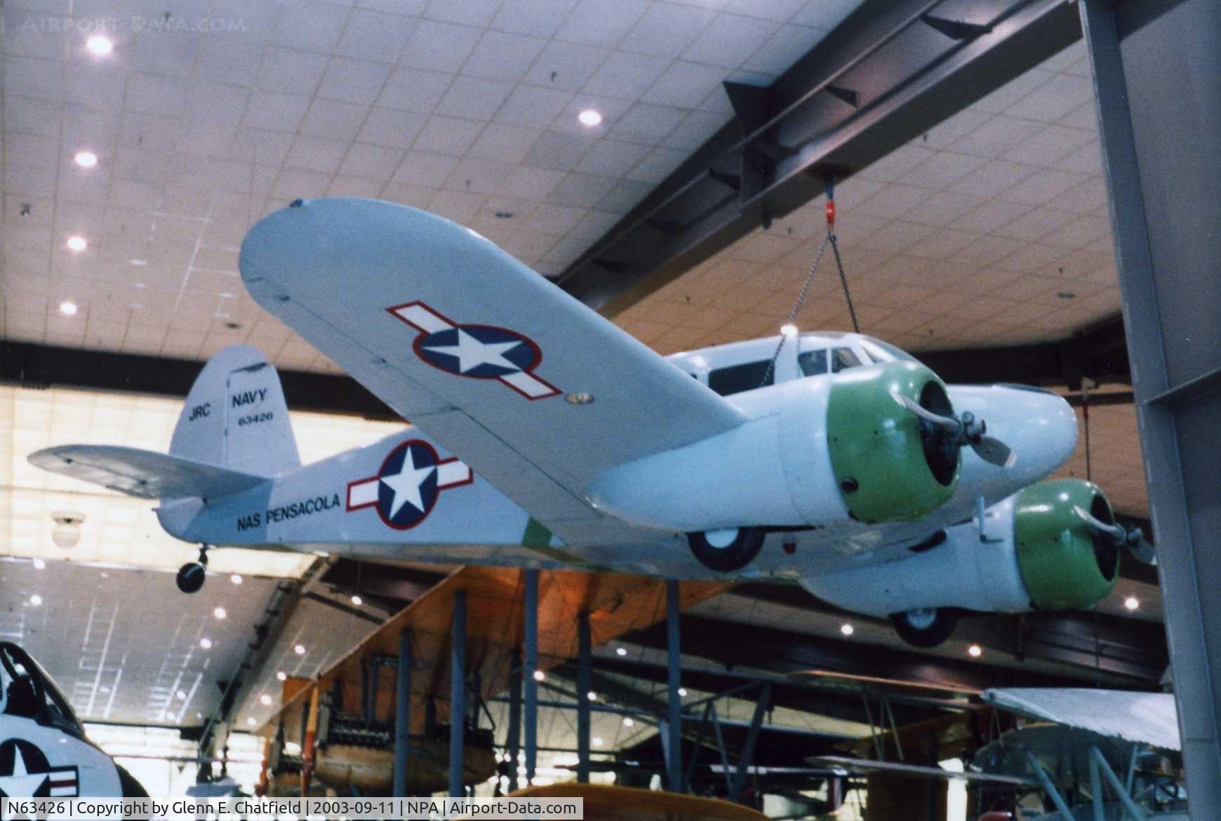 N63426, 1943 Cessna JRC-1 (UC-78) C/N 5515, UC-78B 43-7995 painted as JRC-1 at the National Museum of Naval Aviation