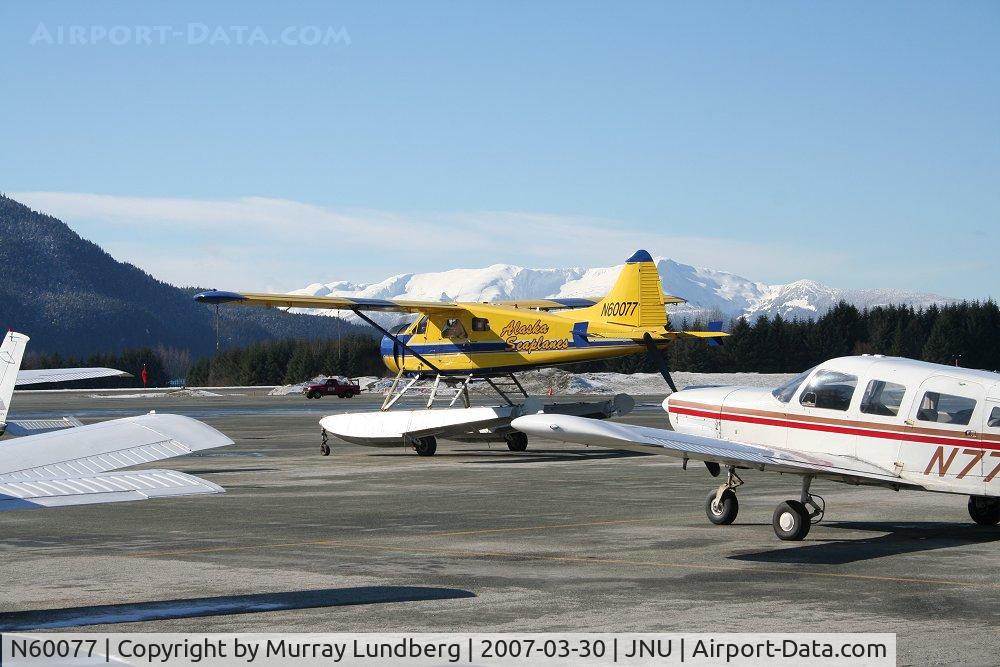 N60077, 1960 De Havilland Canada DHC-2 Beaver Mk.I C/N 1419, On the ramp at JNU on a crisp winter day