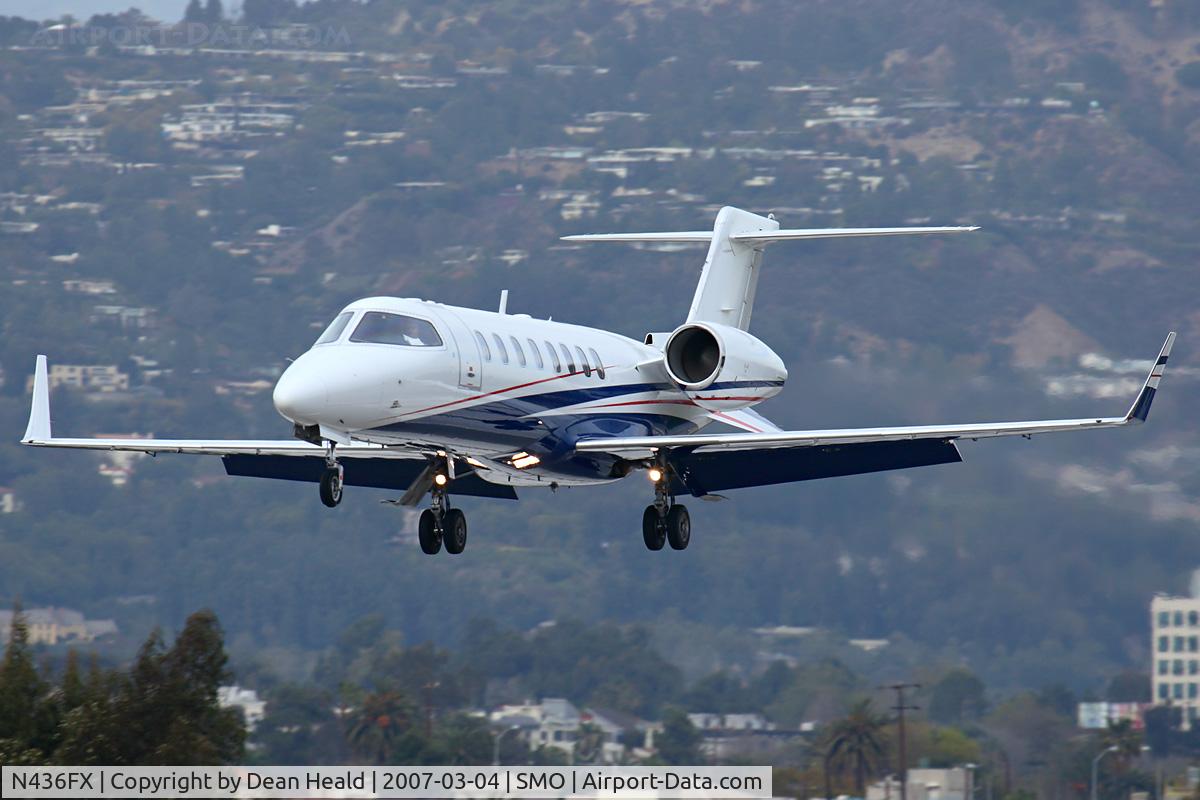 N436FX, 2006 Learjet 45 C/N 309, 2006 Bombardier Learjet 45 N436FX on short final to RWY 21.