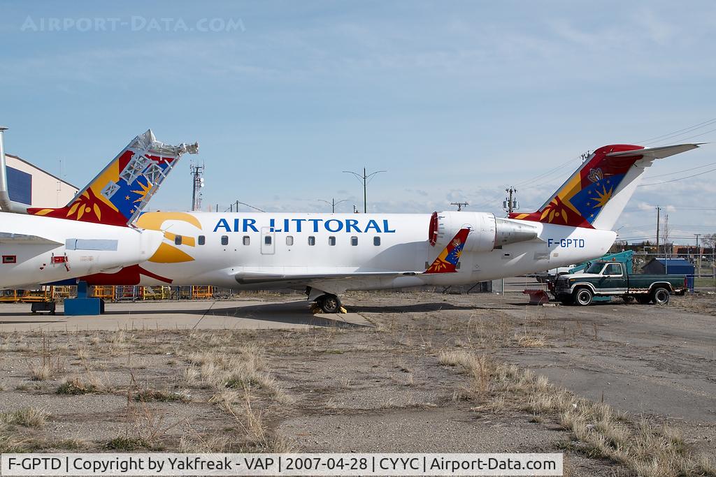 F-GPTD, 1997 Canadair CRJ-100ER (CL-600-2B19) C/N 7184, ex Air Littoral Canadair Regionaljet