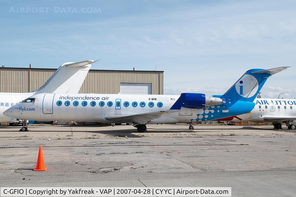 C-GFIO, 2001 Bombardier CRJ-200ER (CL-600-2B19) C/N 7526, ex Independence AIr Regionaljet
