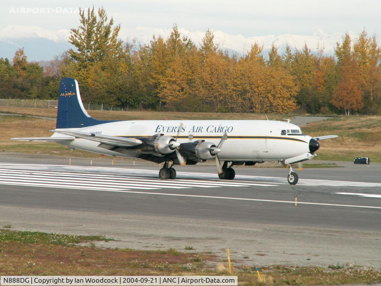 N888DG, 1956 Douglas VC-118A Liftmaster (DC-6A) C/N 44675, DC-6-C-118A/Everts Air Cargo/Anchorage