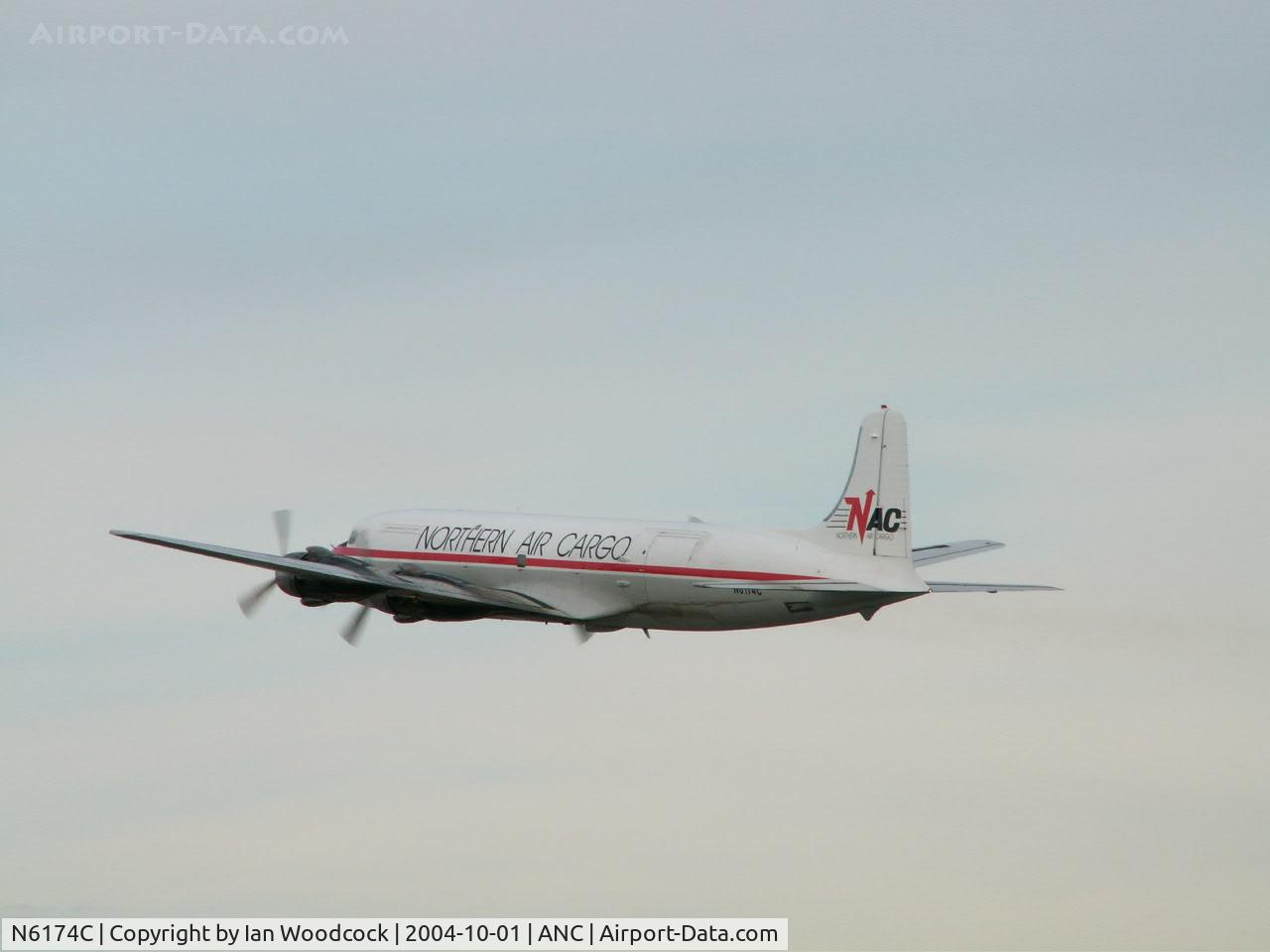 N6174C, 1954 Douglas DC-6A C/N 44075, DC-6A/Northern Air Cargo/Anchorage
