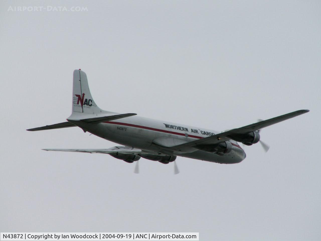 N43872, 1953 Douglas VC-118A Liftmaster (DC-6A) C/N 44665, DC-6/C-118A--Northern Air Cargo/Anchorage