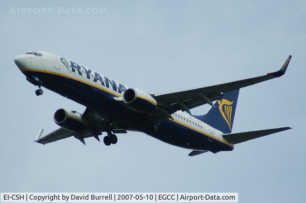 EI-CSH, 2000 Boeing 737-8AS C/N 29923, Ryanair - Landing