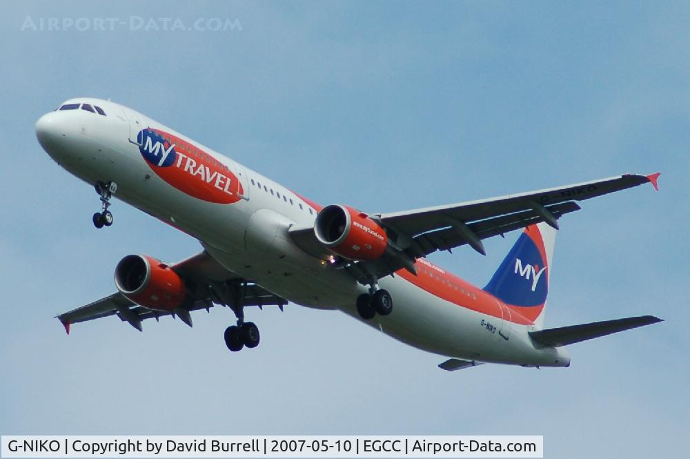 G-NIKO, 2000 Airbus A321-211 C/N 1250, My Travel - Landing
