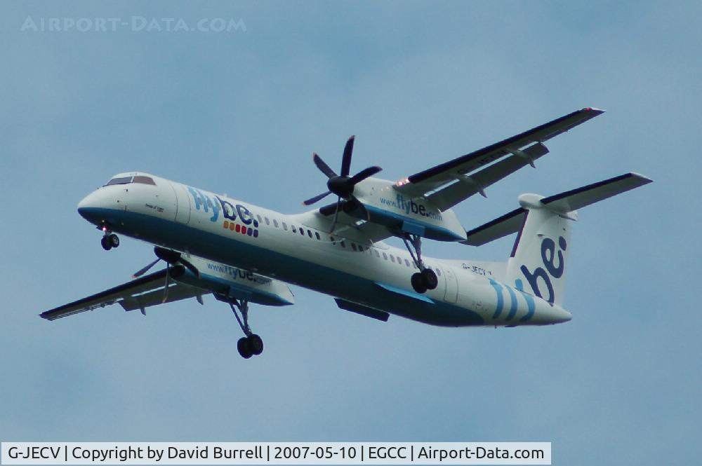 G-JECV, 2007 De Havilland Canada DHC-8-402Q Dash 8 C/N 4148, Flybe - Landing