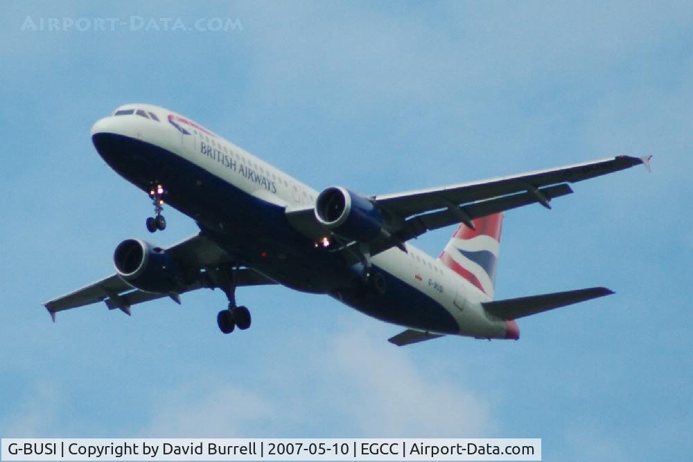 G-BUSI, 1990 Airbus A320-211 C/N 103, British Airways - Landing